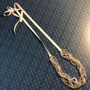 NWOT Loft Ribbon Statement Necklace
